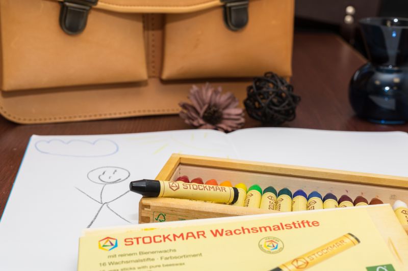 Stockmar wax crayons and drawing materials