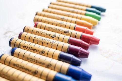10-Piece APISCOR Wax Crayons Individual Colours